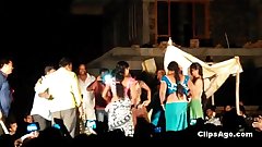 Public desi Telugu natukatti featuring local randis nude on stage