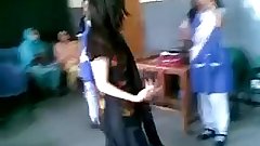 indian girl dancing in school