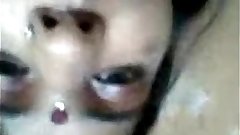 Indian Desi girl fucked moaning loudly - With Hindi Audio - Wowmoyback