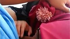 Hijabi Indian wife sucking n fucking doggy style with audio