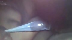 Indian Hot Tamil Desi girlfriend sucking boyfriend condom cock - Wowmoyback