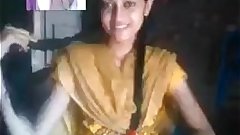 Indian Hot College Teen Girl On Video Call With Lover at bedroom - Wowmoyback