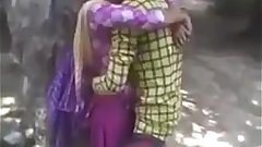 Desi teen enjoying fucking in jungle