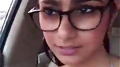 Indian Sexy mia khalifa hot boobs in car - Wowmoyback